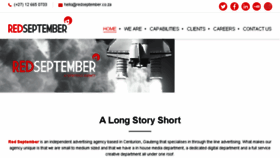 What Redseptember.co.za website looked like in 2018 (5 years ago)