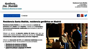 What Residenciasantamatilde.es website looked like in 2018 (5 years ago)
