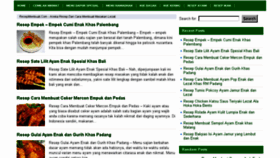 What Resepmembuat.com website looked like in 2018 (5 years ago)