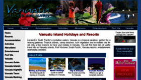 What Resort-vanuatu.com website looked like in 2018 (5 years ago)