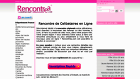 What Rencontrea.com website looked like in 2018 (5 years ago)