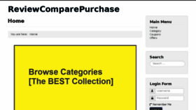 What Reviewcomparepurchase.com website looked like in 2018 (5 years ago)