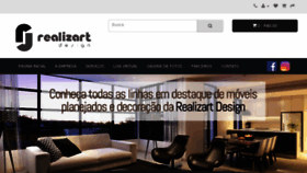 What Realizartdesign.com.br website looked like in 2018 (5 years ago)