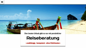 What Reiseberatung.de website looked like in 2018 (5 years ago)