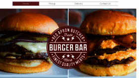 What Redapronburgerbar.com website looked like in 2018 (5 years ago)