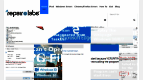 What Repairlabs.com website looked like in 2018 (5 years ago)