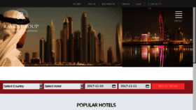 What Rameehotels.com website looked like in 2018 (5 years ago)