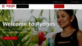 What Rydges.co.nz website looked like in 2018 (5 years ago)