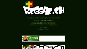 What Reggae.ch website looked like in 2018 (5 years ago)