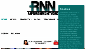 What Rapturenewsnetwork.com website looked like in 2018 (5 years ago)