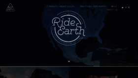 What Rideearth.net website looked like in 2018 (5 years ago)