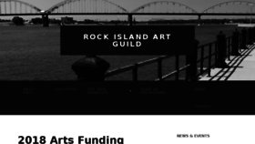 What Rockislandartguild.org website looked like in 2018 (5 years ago)