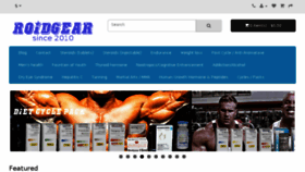 What Roidgear.net website looked like in 2018 (5 years ago)