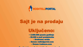 What Roditeljportal.com website looked like in 2018 (5 years ago)