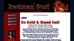 What Redmansurf.com website looked like in 2018 (5 years ago)