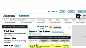 What Richmondgasprices.com website looked like in 2018 (5 years ago)