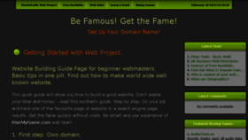 What Risemyname.com website looked like in 2018 (5 years ago)