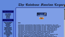What Rainbowfanclan.nl website looked like in 2018 (5 years ago)