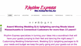 What Rhythmexpressdj.net website looked like in 2018 (5 years ago)