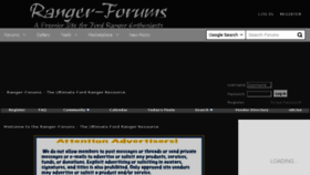 What Ranger-forums.com website looked like in 2018 (5 years ago)
