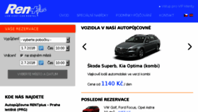 What Rentplus.cz website looked like in 2018 (5 years ago)