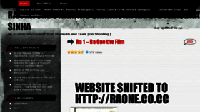 What Ra1themovie.wordpress.com website looked like in 2018 (5 years ago)