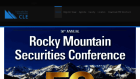 What Rockymountainsecuritiesconference.org website looked like in 2018 (5 years ago)