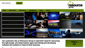 What Resourcegroup.co.uk website looked like in 2018 (5 years ago)