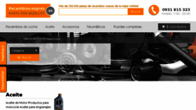 What Recambios-expres.es website looked like in 2018 (5 years ago)