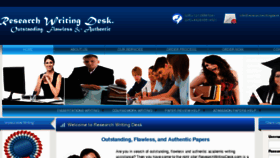 What Researchwritingdesk.com website looked like in 2018 (5 years ago)