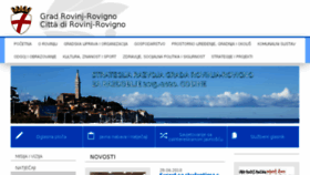What Rovinj.hr website looked like in 2018 (5 years ago)