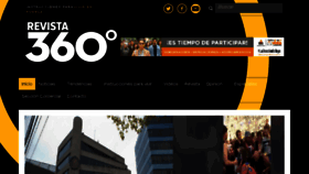 What Revista360grados.com website looked like in 2018 (5 years ago)