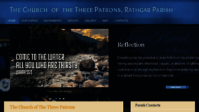 What Rathgarparish.ie website looked like in 2018 (5 years ago)