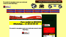 What Revistalosfavoritos.com website looked like in 2018 (5 years ago)