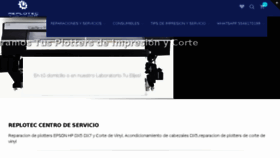 What Replotec.com.mx website looked like in 2018 (5 years ago)