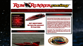 What Rumrunnerracing.com website looked like in 2018 (5 years ago)