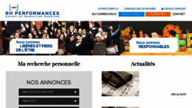 What Rhperformances.fr website looked like in 2018 (5 years ago)