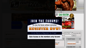 What Rippedmass.org website looked like in 2018 (5 years ago)