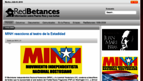 What Redbetances.com website looked like in 2018 (5 years ago)