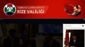 What Rize.gov.tr website looked like in 2018 (5 years ago)