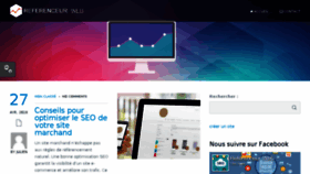 What Referenceur-web.com website looked like in 2018 (7 years ago)