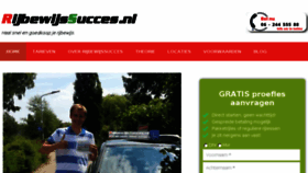 What Rijbewijssucces.nl website looked like in 2018 (5 years ago)