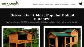 What Rabbit-hutches.co.uk website looked like in 2018 (5 years ago)