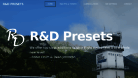 What Rdpresets.com website looked like in 2018 (5 years ago)