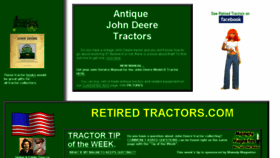 What Retiredtractors.com website looked like in 2018 (5 years ago)