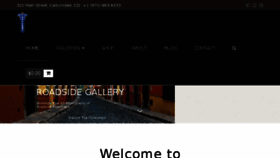 What Roadsidegallery.com website looked like in 2018 (5 years ago)