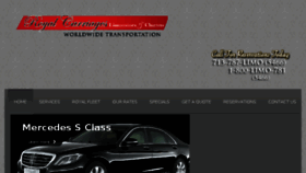 What Royalcarriages.com website looked like in 2018 (5 years ago)