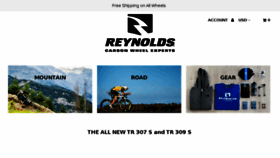 What Reynoldscycling.com website looked like in 2018 (5 years ago)
