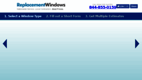 What Replacementwindows.net website looked like in 2018 (5 years ago)