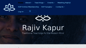 What Rajivkapur.com website looked like in 2018 (5 years ago)